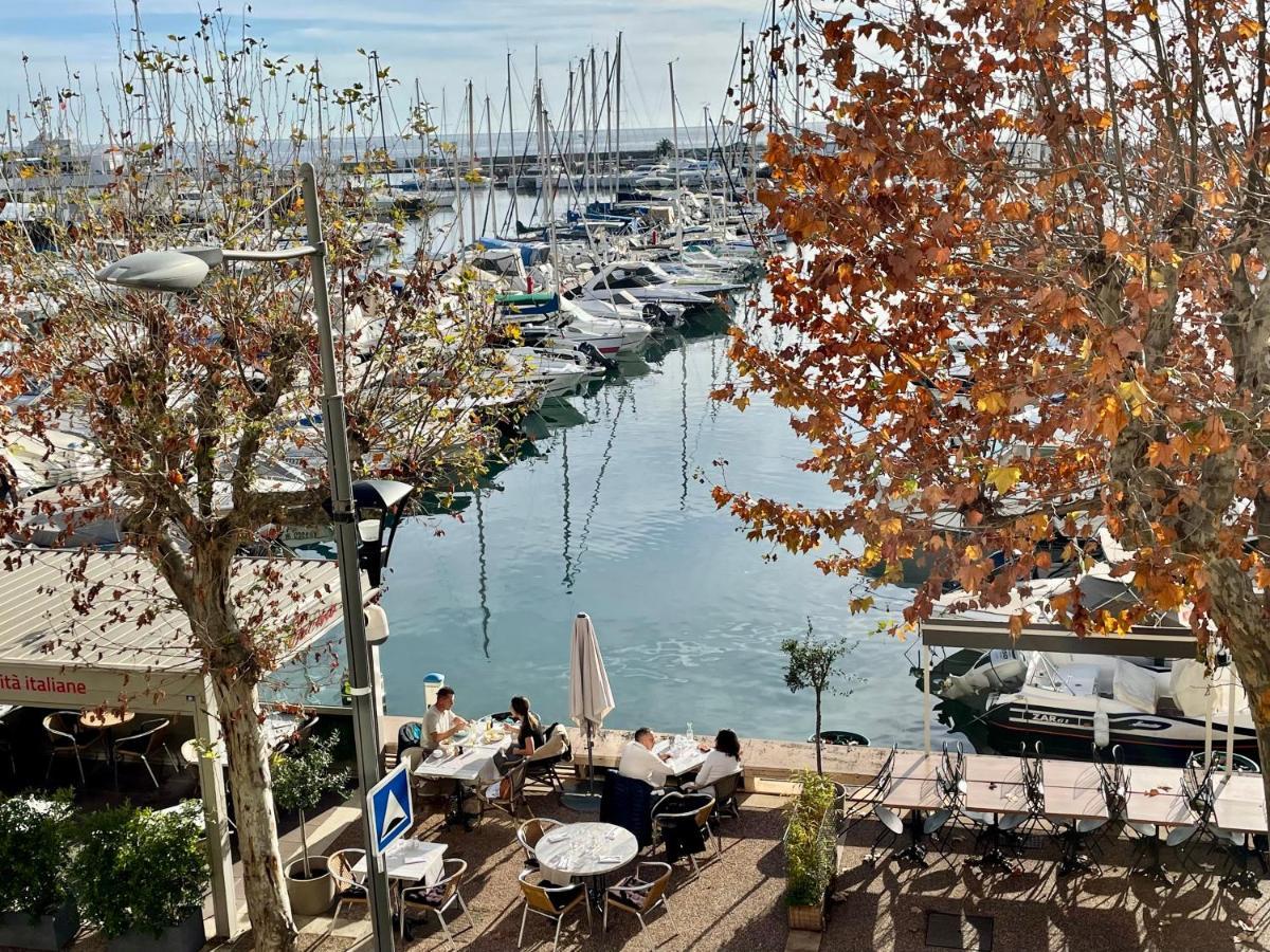 Le Petit Pinson Meerblick Port Golfe-Juan Extérieur photo
