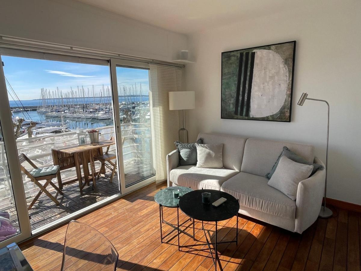 Le Petit Pinson Meerblick Port Golfe-Juan Extérieur photo