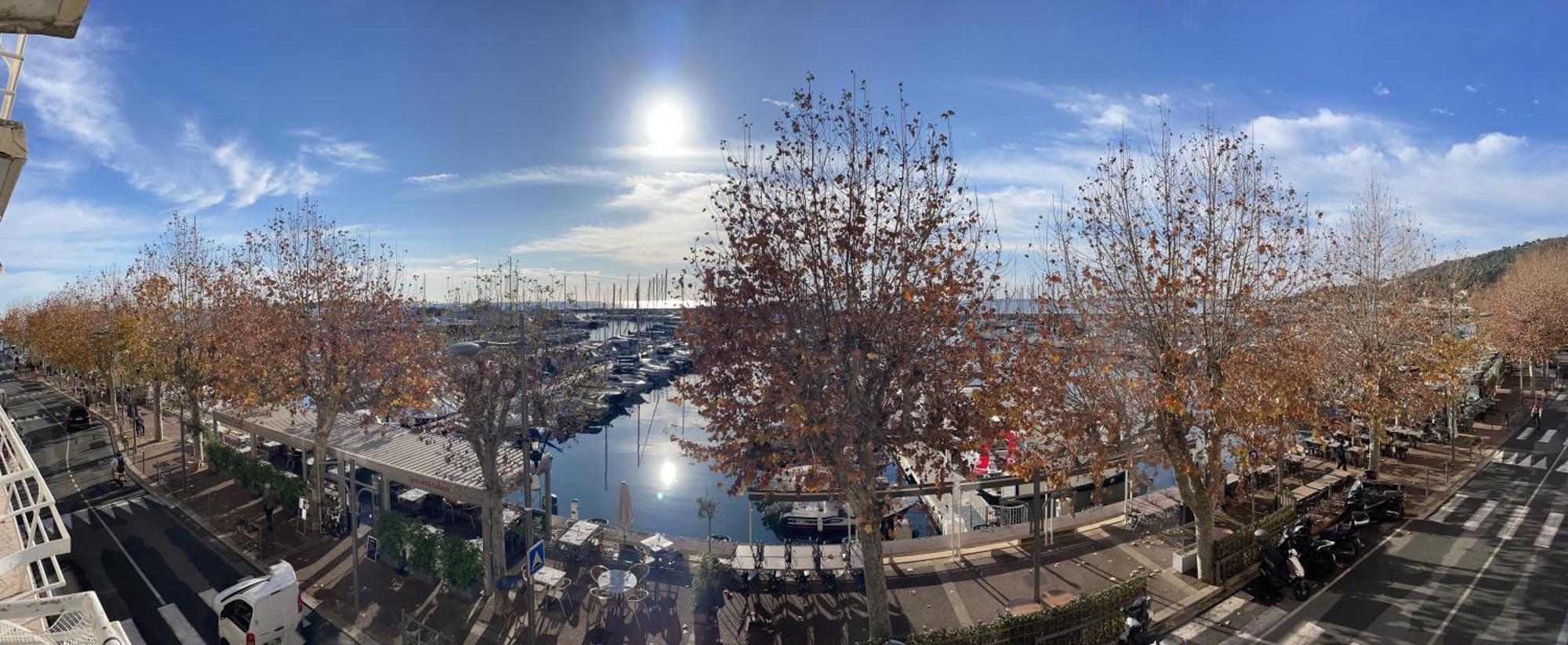 Le Petit Pinson Meerblick Port Golfe-Juan Extérieur photo